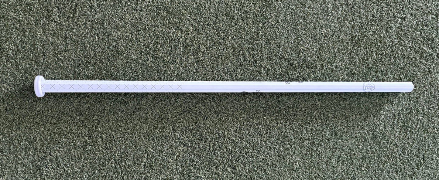 Showtime White Carbon Fiber Lacrosse Shaft