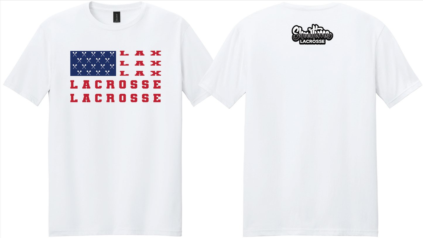LAX Flag Short Sleeve T-Shirt