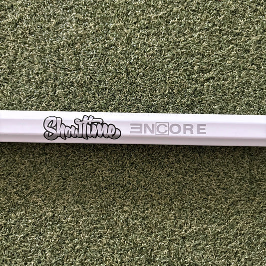 Showtime White Carbon Fiber Lacrosse Shaft