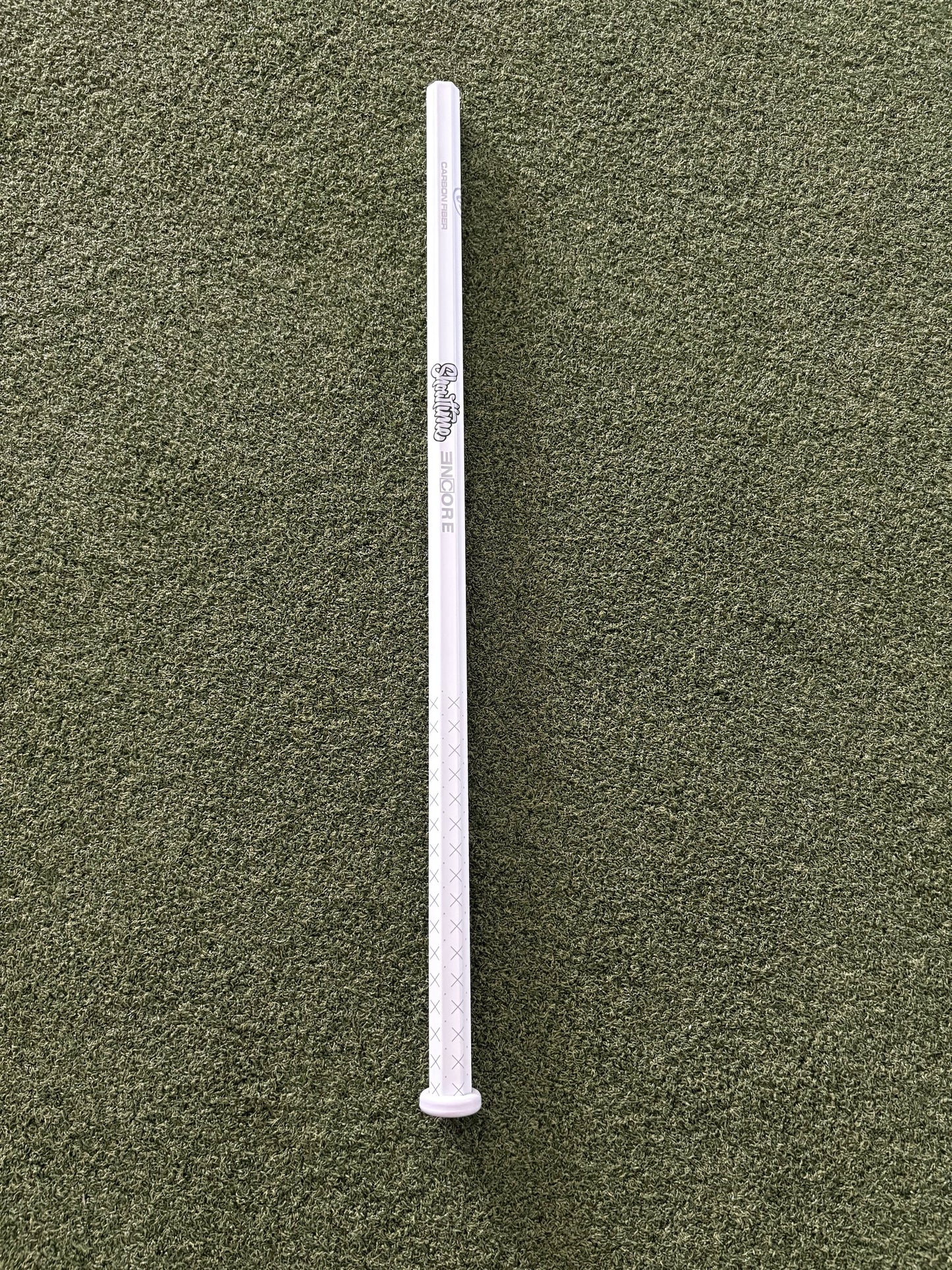 Showtime White Carbon Fiber Lacrosse Shaft